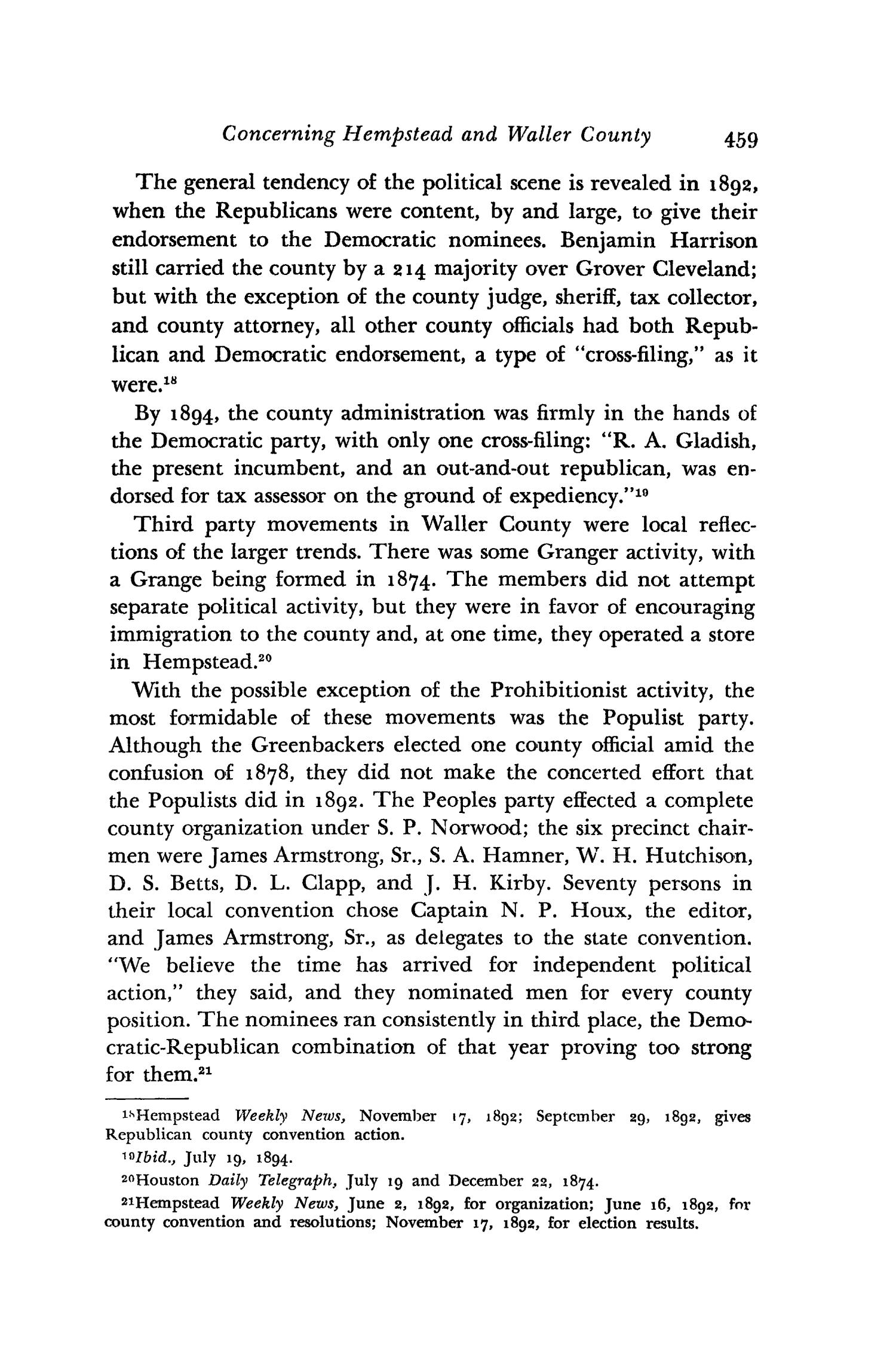 The Southwestern Historical Quarterly, Volume 59, July 1955 - April, 1956
                                                
                                                    459
                                                