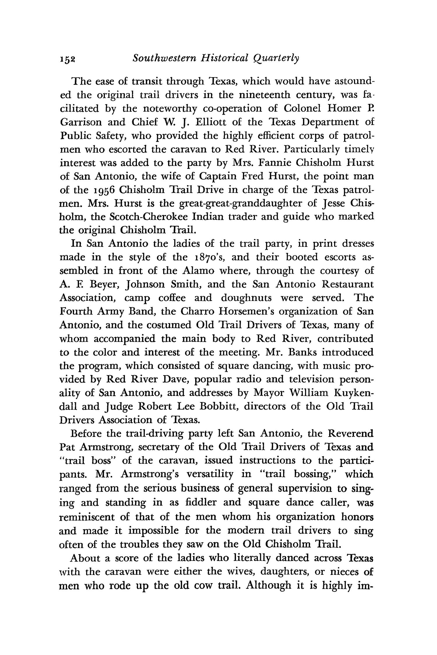 The Southwestern Historical Quarterly, Volume 60, July 1956 - April, 1957
                                                
                                                    152
                                                
