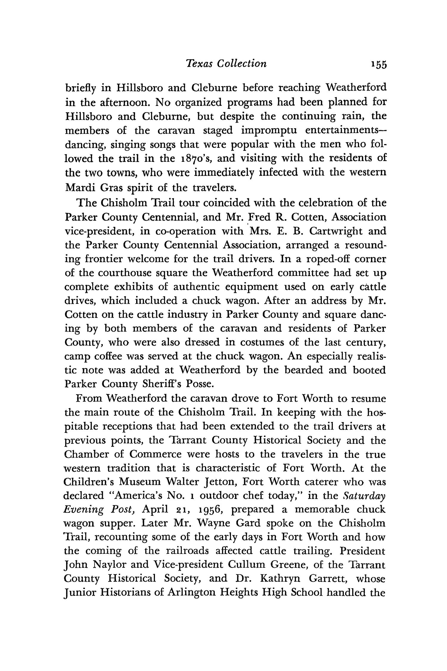 The Southwestern Historical Quarterly, Volume 60, July 1956 - April, 1957
                                                
                                                    155
                                                