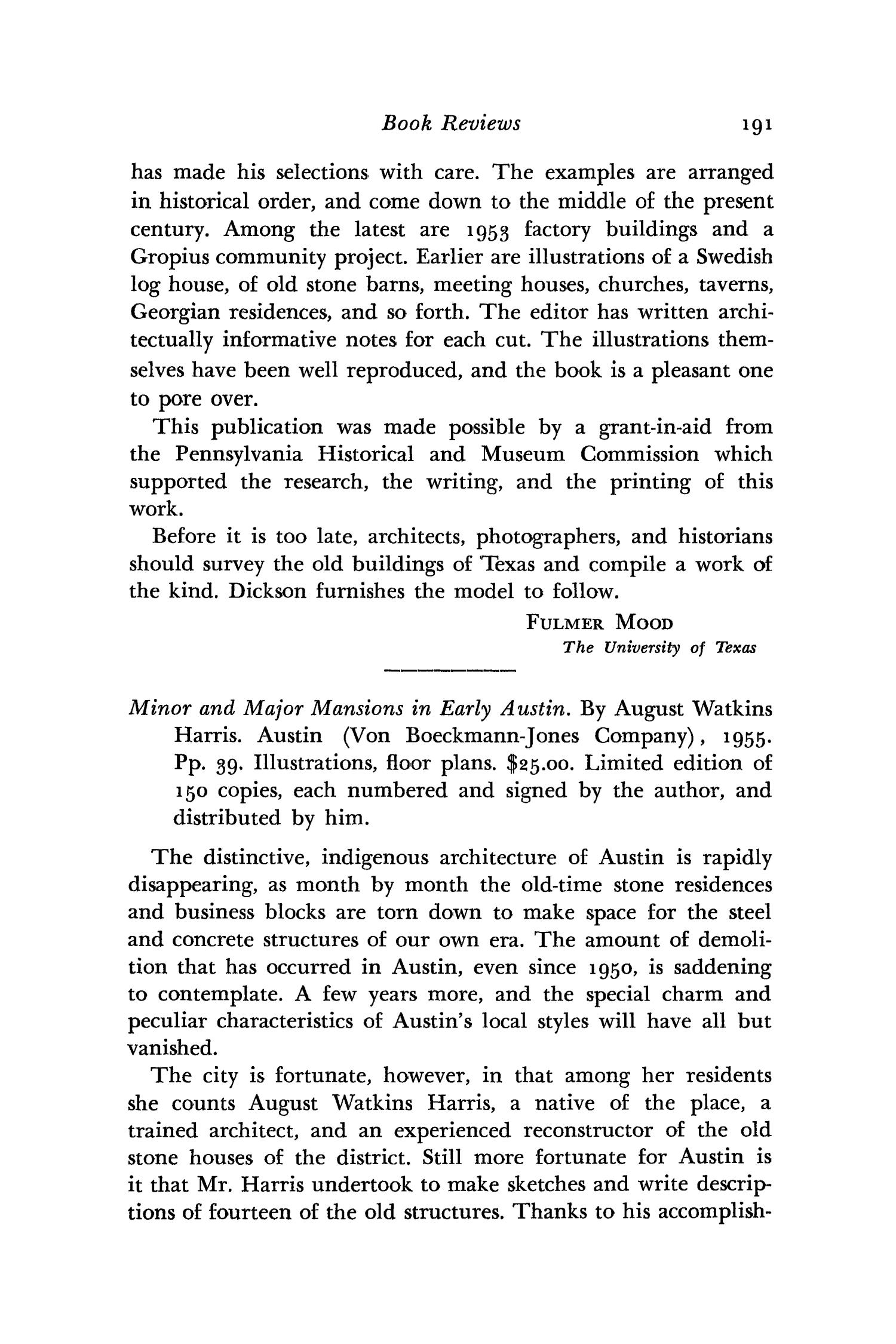 The Southwestern Historical Quarterly, Volume 60, July 1956 - April, 1957
                                                
                                                    191
                                                