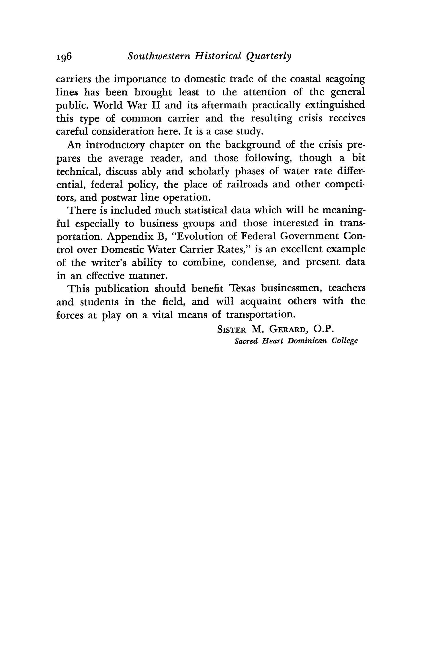 The Southwestern Historical Quarterly, Volume 60, July 1956 - April, 1957
                                                
                                                    196
                                                