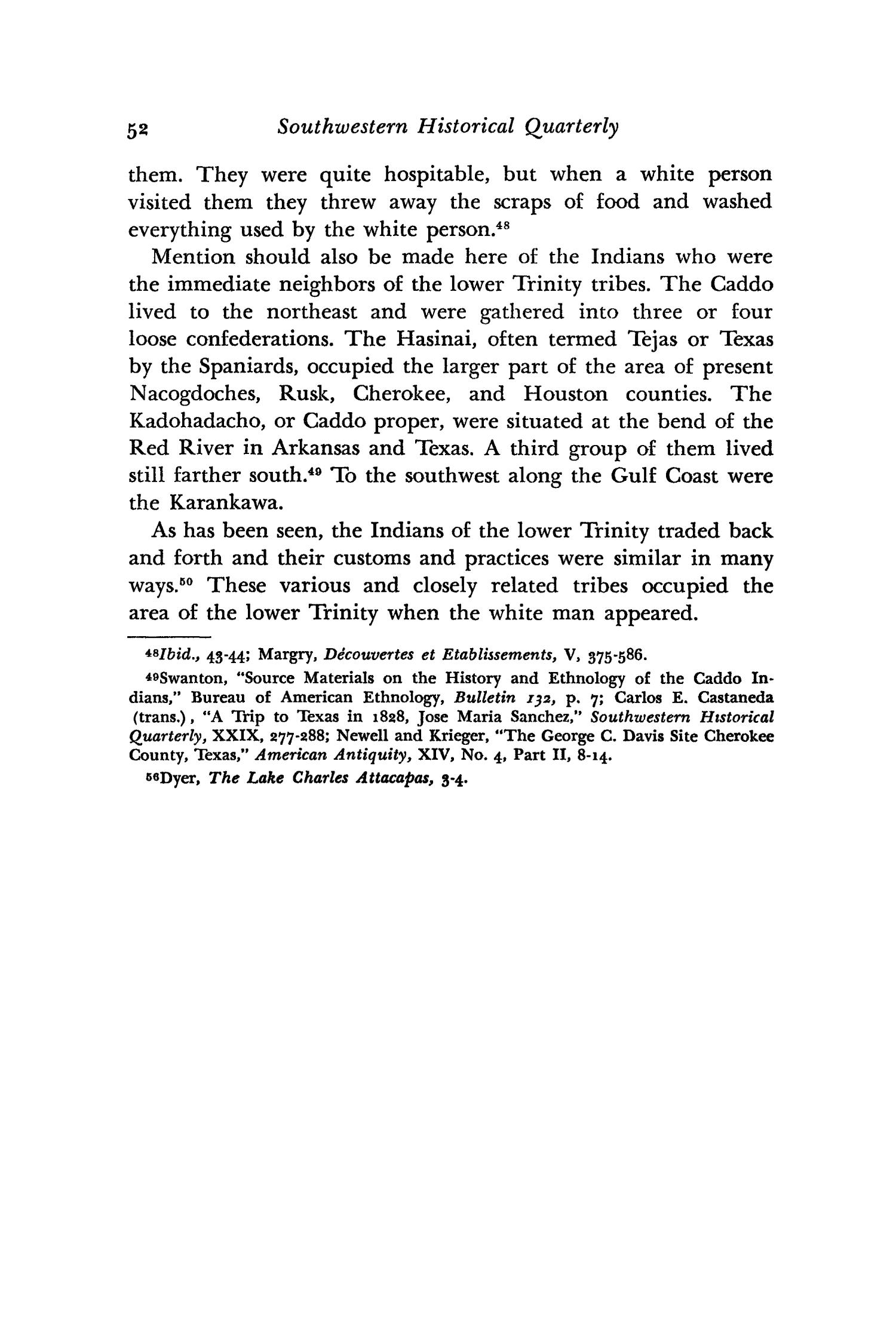 The Southwestern Historical Quarterly, Volume 60, July 1956 - April, 1957
                                                
                                                    52
                                                