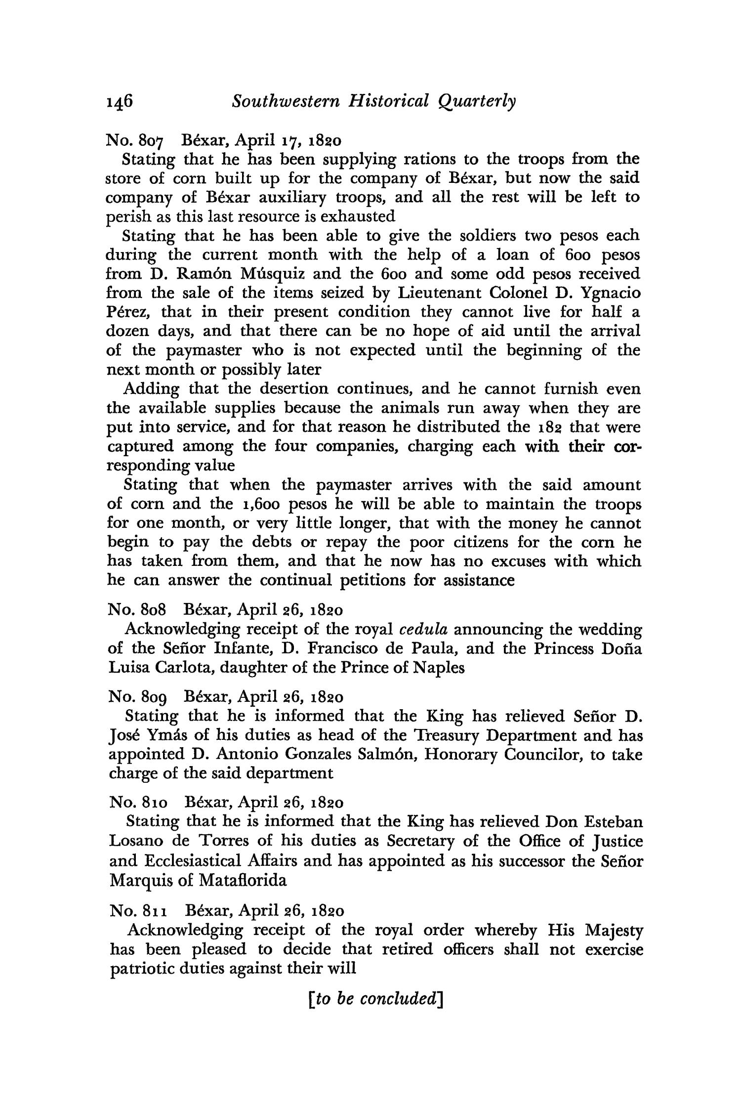 The Southwestern Historical Quarterly, Volume 61, July 1957 - April, 1958
                                                
                                                    146
                                                