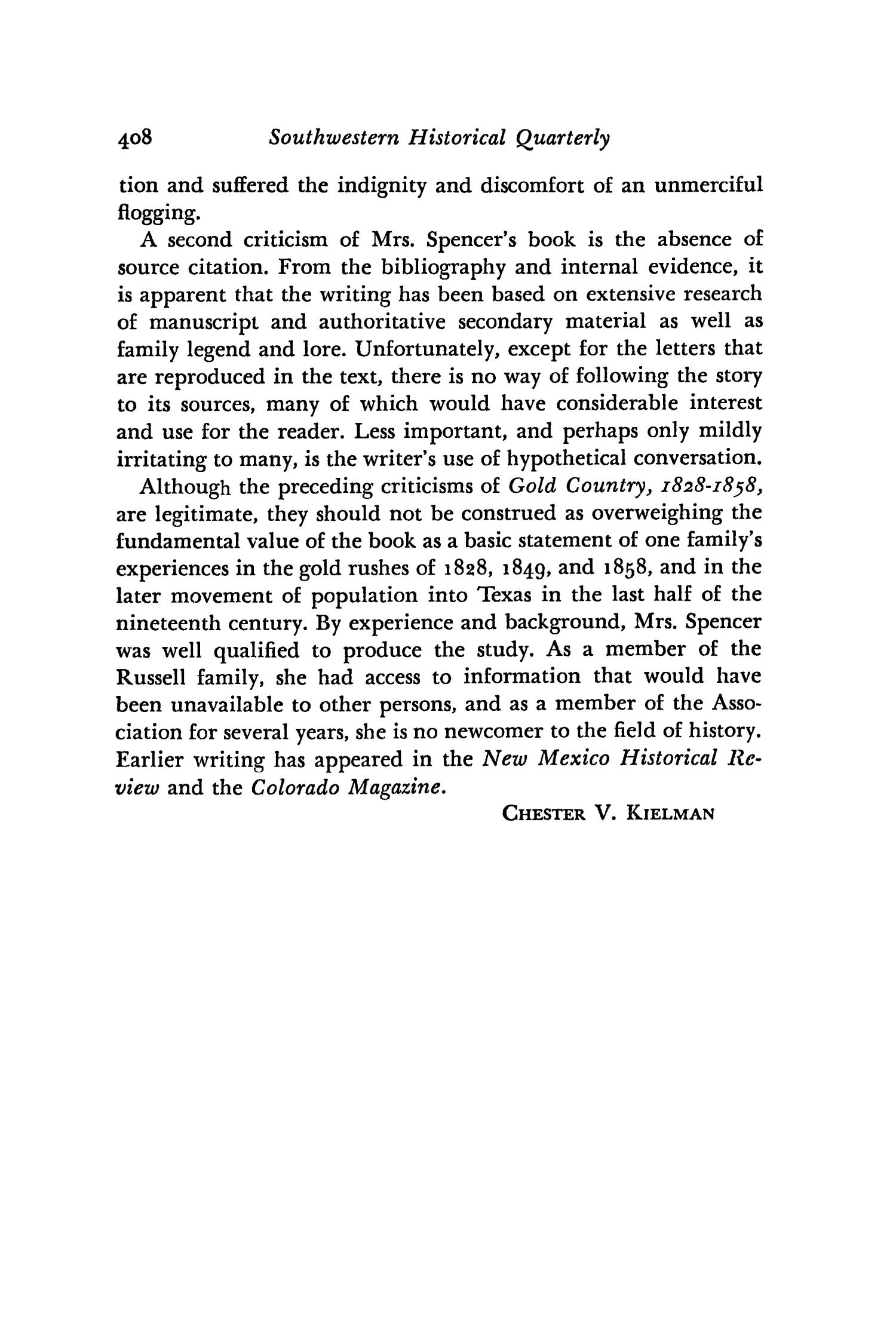 The Southwestern Historical Quarterly, Volume 62, July 1958 - April, 1959
                                                
                                                    408
                                                