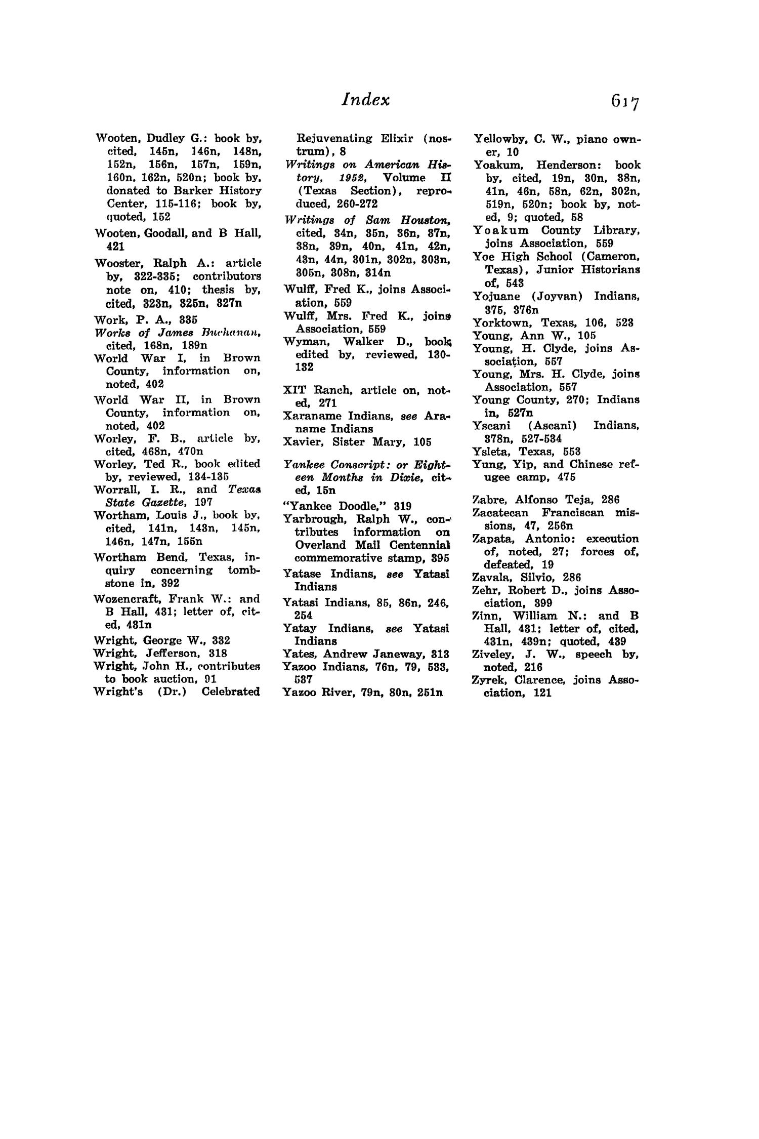 The Southwestern Historical Quarterly, Volume 62, July 1958 - April, 1959
                                                
                                                    617
                                                