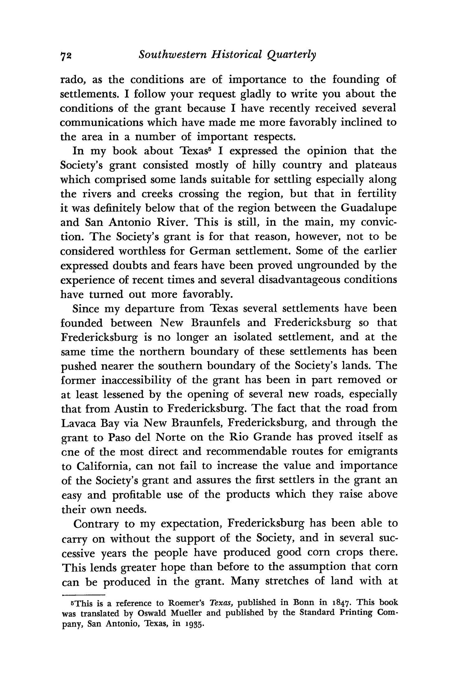 The Southwestern Historical Quarterly, Volume 62, July 1958 - April, 1959
                                                
                                                    72
                                                