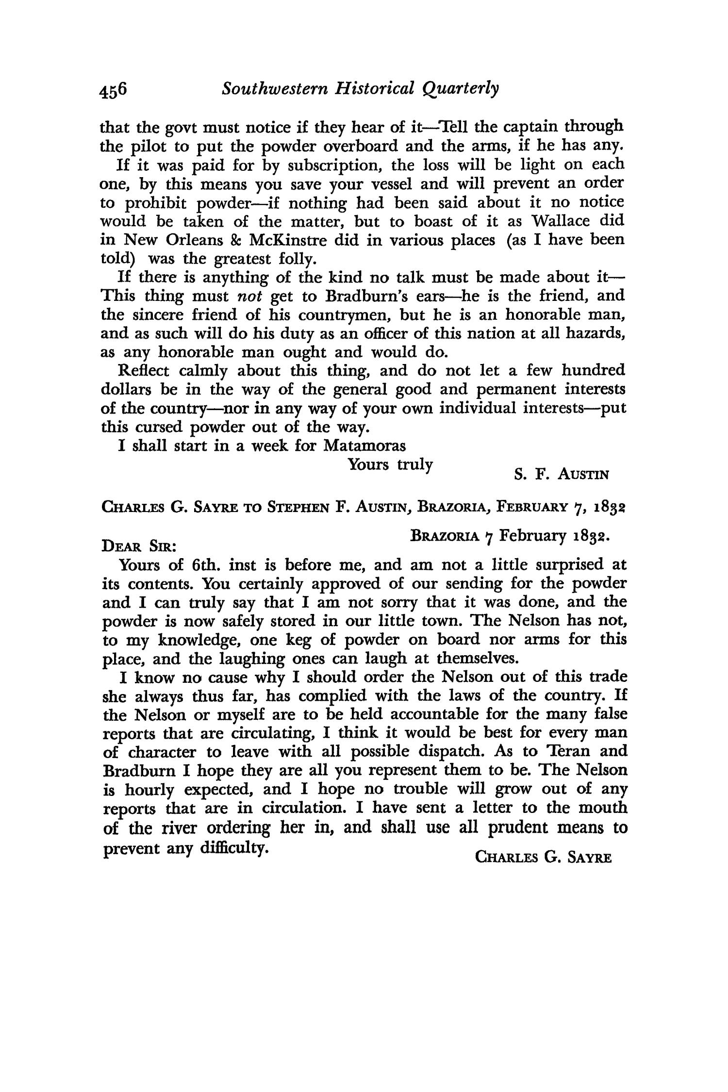 The Southwestern Historical Quarterly, Volume 63, July 1959 - April, 1960
                                                
                                                    456
                                                