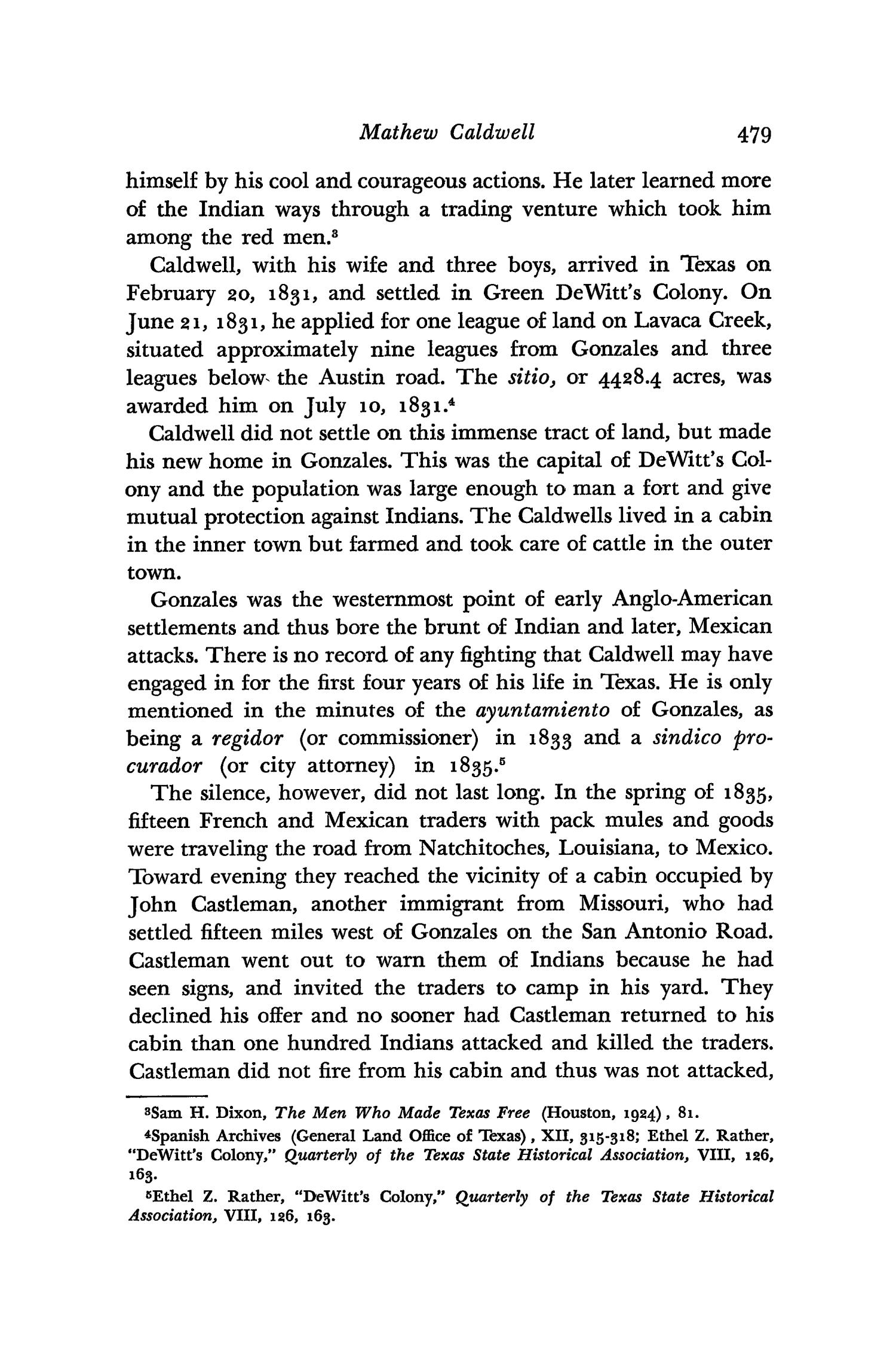 The Southwestern Historical Quarterly, Volume 64, July 1960 - April, 1961
                                                
                                                    479
                                                