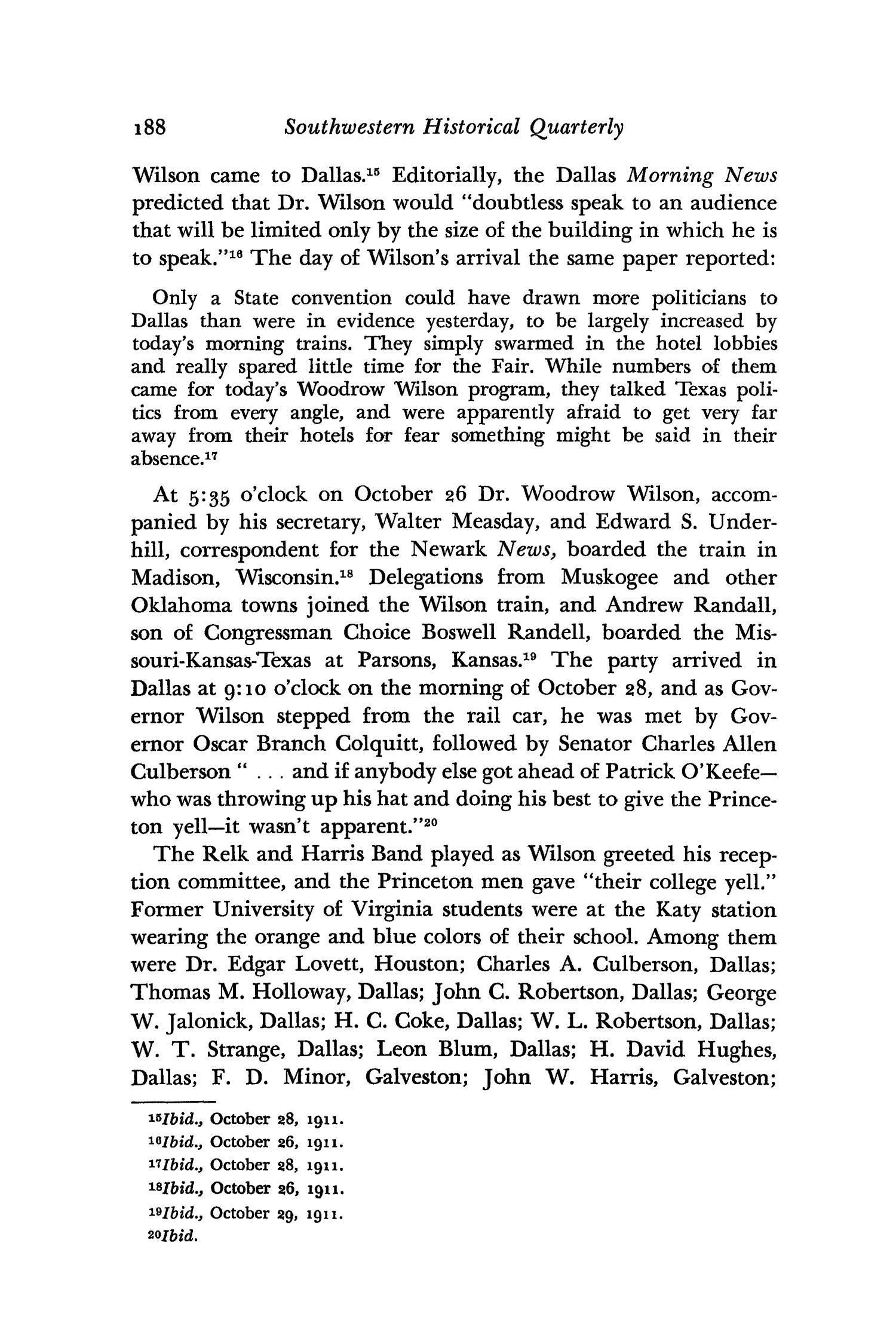 The Southwestern Historical Quarterly, Volume 65, July 1961 - April, 1962
                                                
                                                    188
                                                