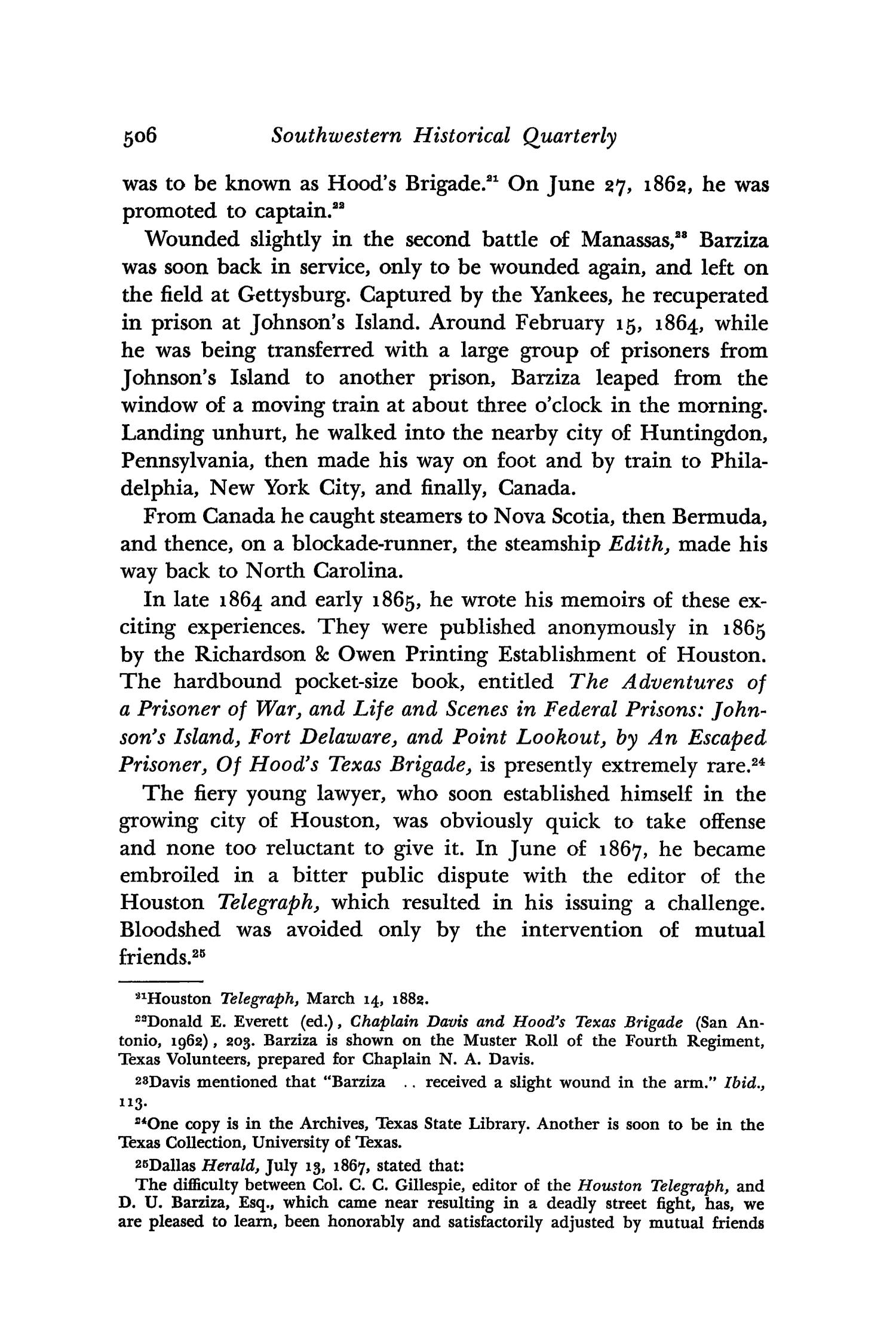 The Southwestern Historical Quarterly, Volume 66, July 1962 - April, 1963
                                                
                                                    506
                                                