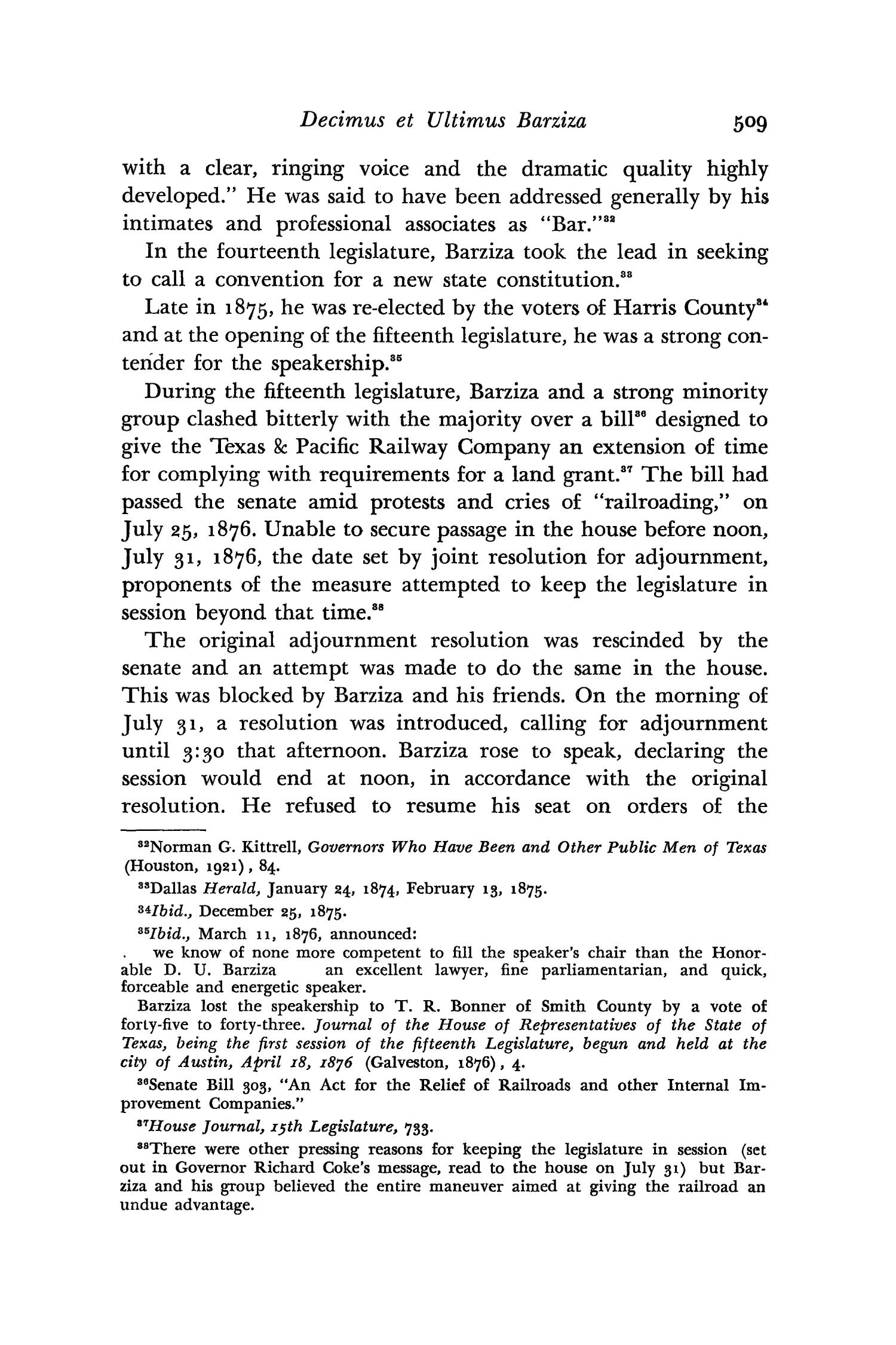 The Southwestern Historical Quarterly, Volume 66, July 1962 - April, 1963
                                                
                                                    509
                                                