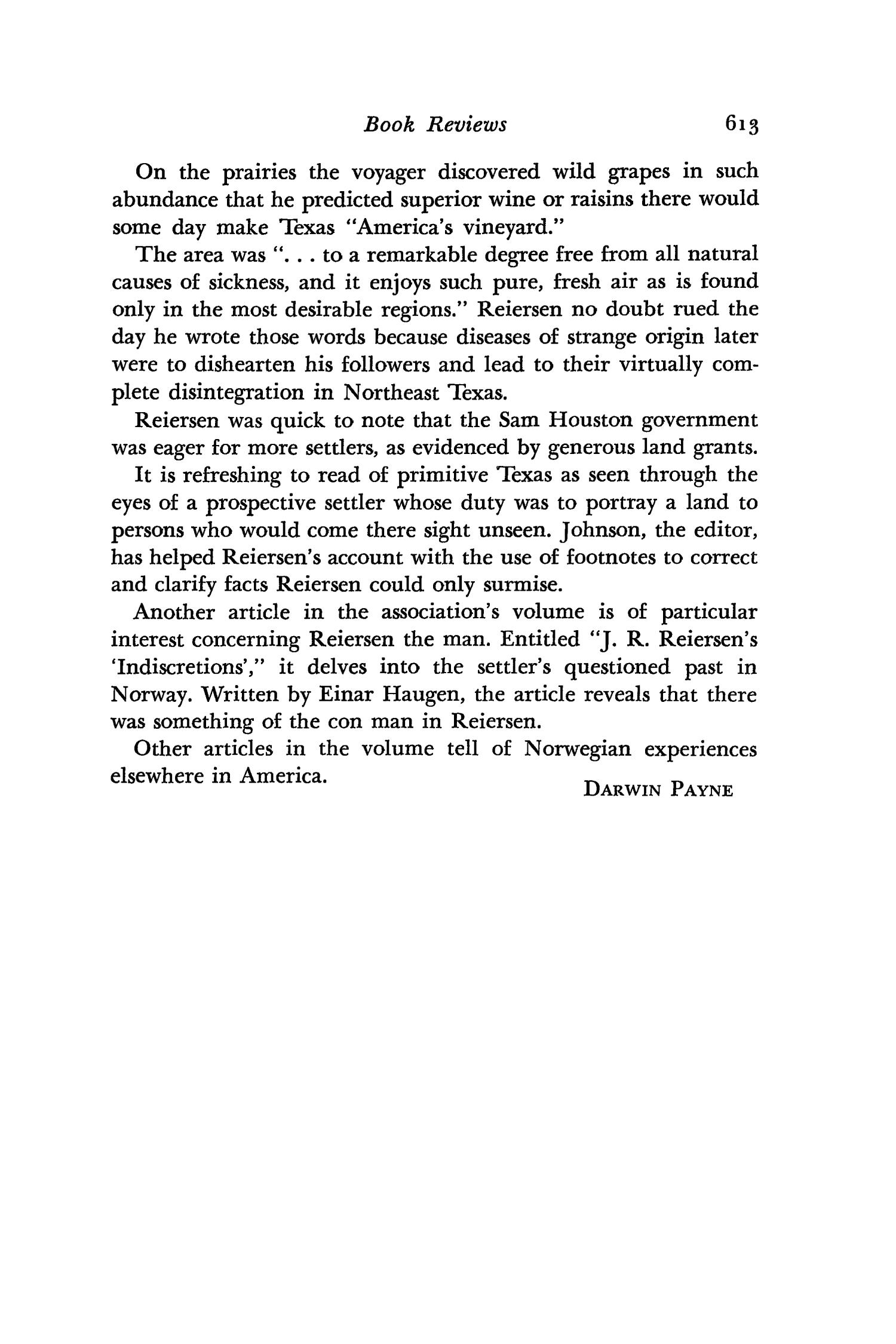 The Southwestern Historical Quarterly, Volume 66, July 1962 - April, 1963
                                                
                                                    613
                                                