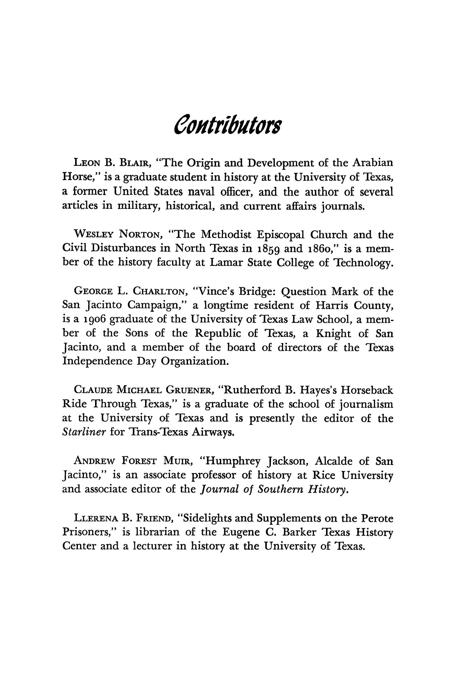 The Southwestern Historical Quarterly, Volume 68, July 1964 - April, 1965
                                                
                                                    403
                                                