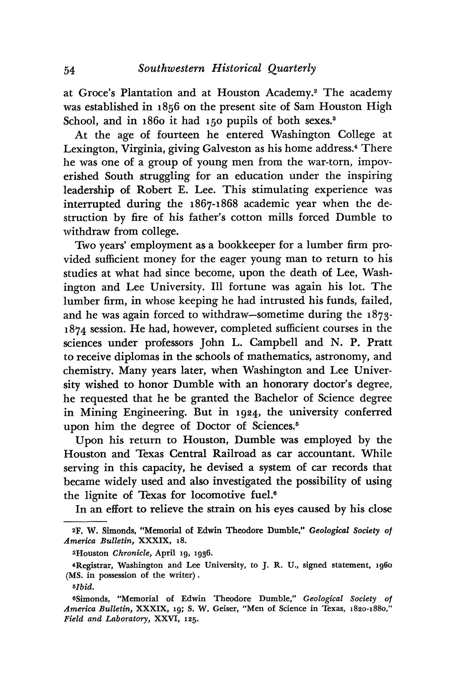 The Southwestern Historical Quarterly, Volume 68, July 1964 - April, 1965
                                                
                                                    54
                                                