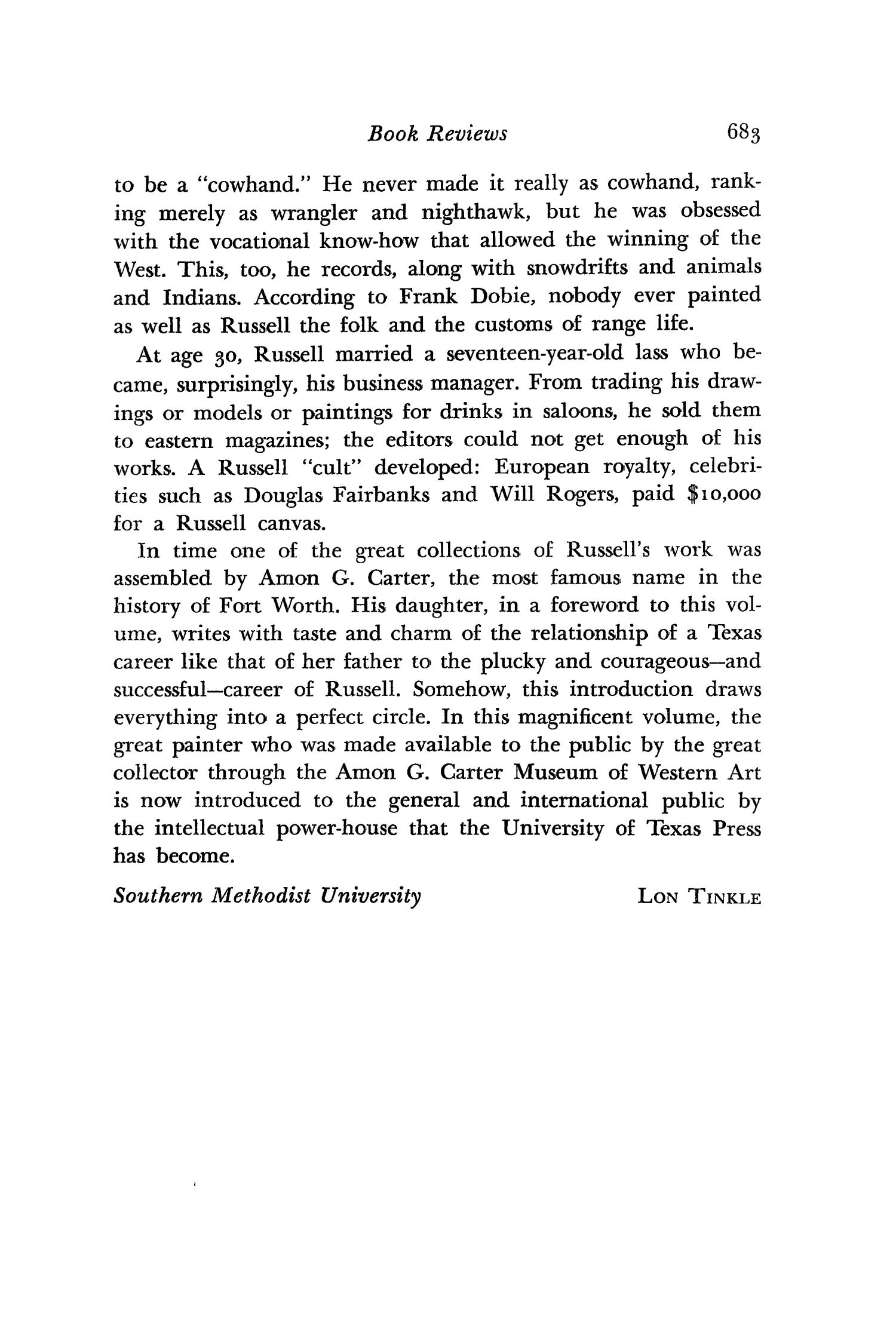 The Southwestern Historical Quarterly, Volume 70, July 1966 - April, 1967
                                                
                                                    683
                                                
