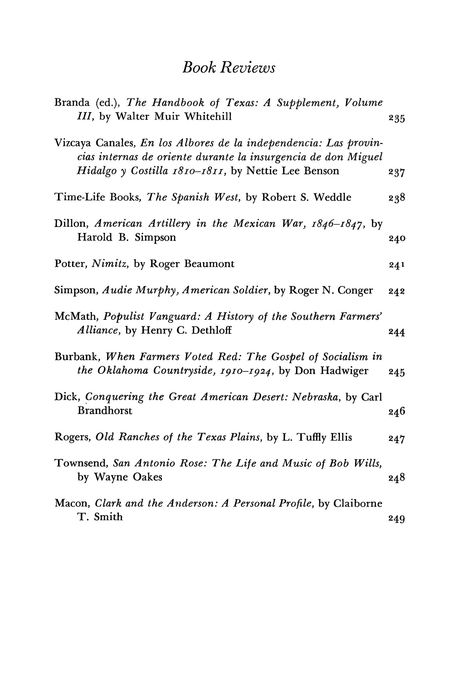 The Southwestern Historical Quarterly, Volume 81, July 1977 - April, 1978
                                                
                                                    None
                                                