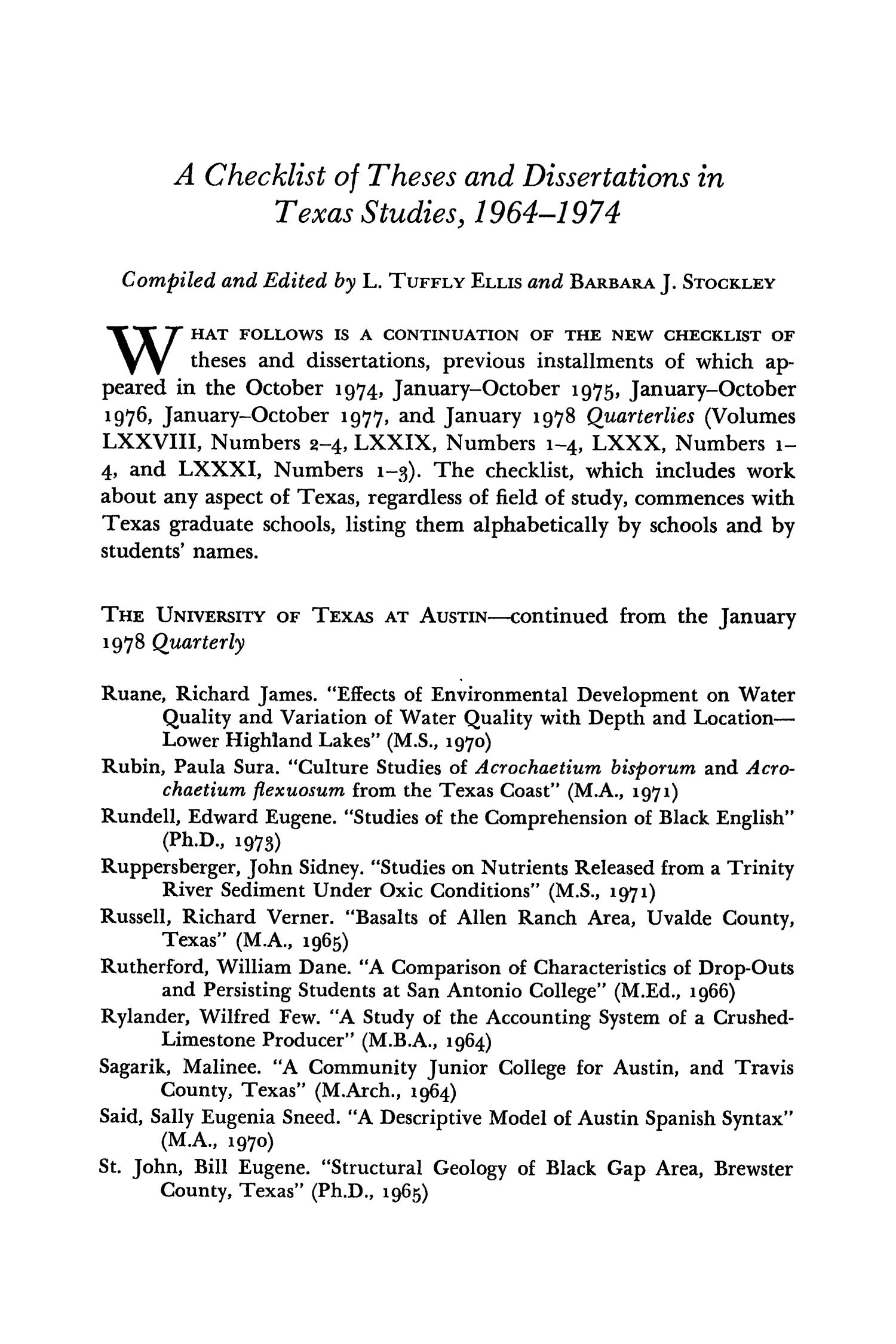 The Southwestern Historical Quarterly, Volume 81, July 1977 - April, 1978
                                                
                                                    427
                                                