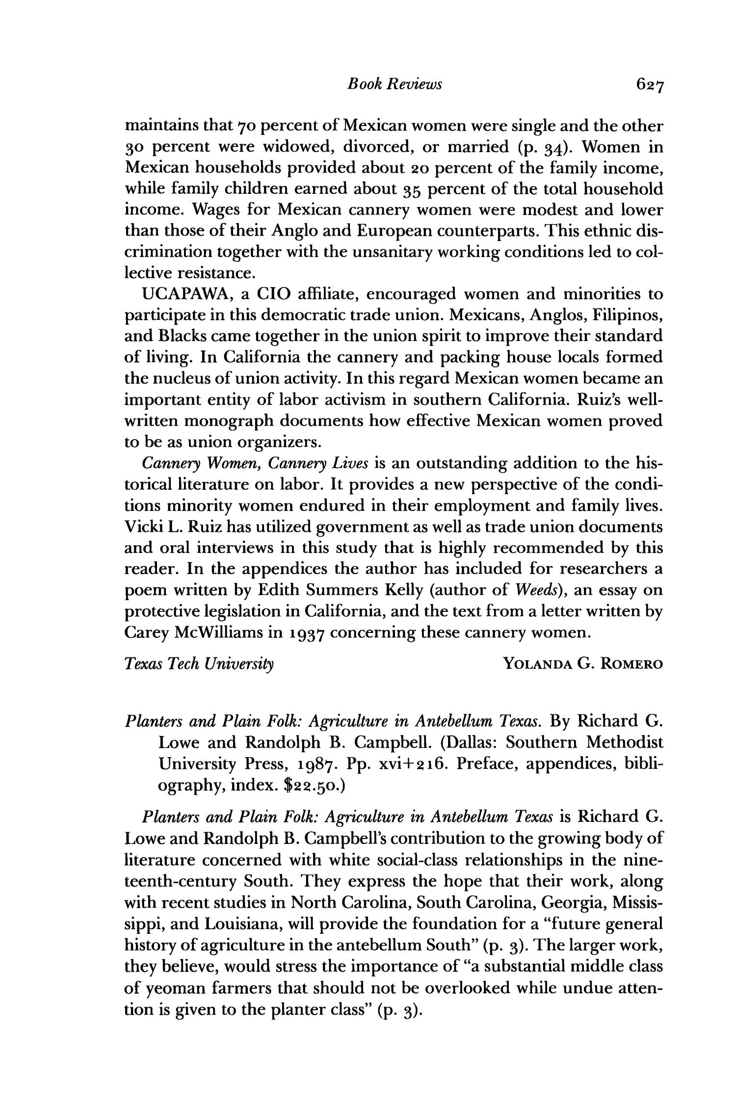 The Southwestern Historical Quarterly, Volume 92, July 1988 - April, 1989
                                                
                                                    627
                                                
