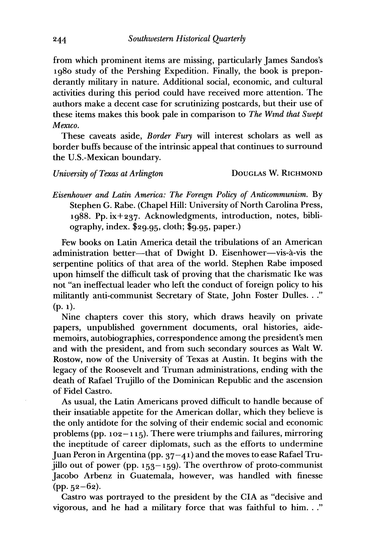 The Southwestern Historical Quarterly, Volume 93, July 1989 - April, 1990
                                                
                                                    244
                                                