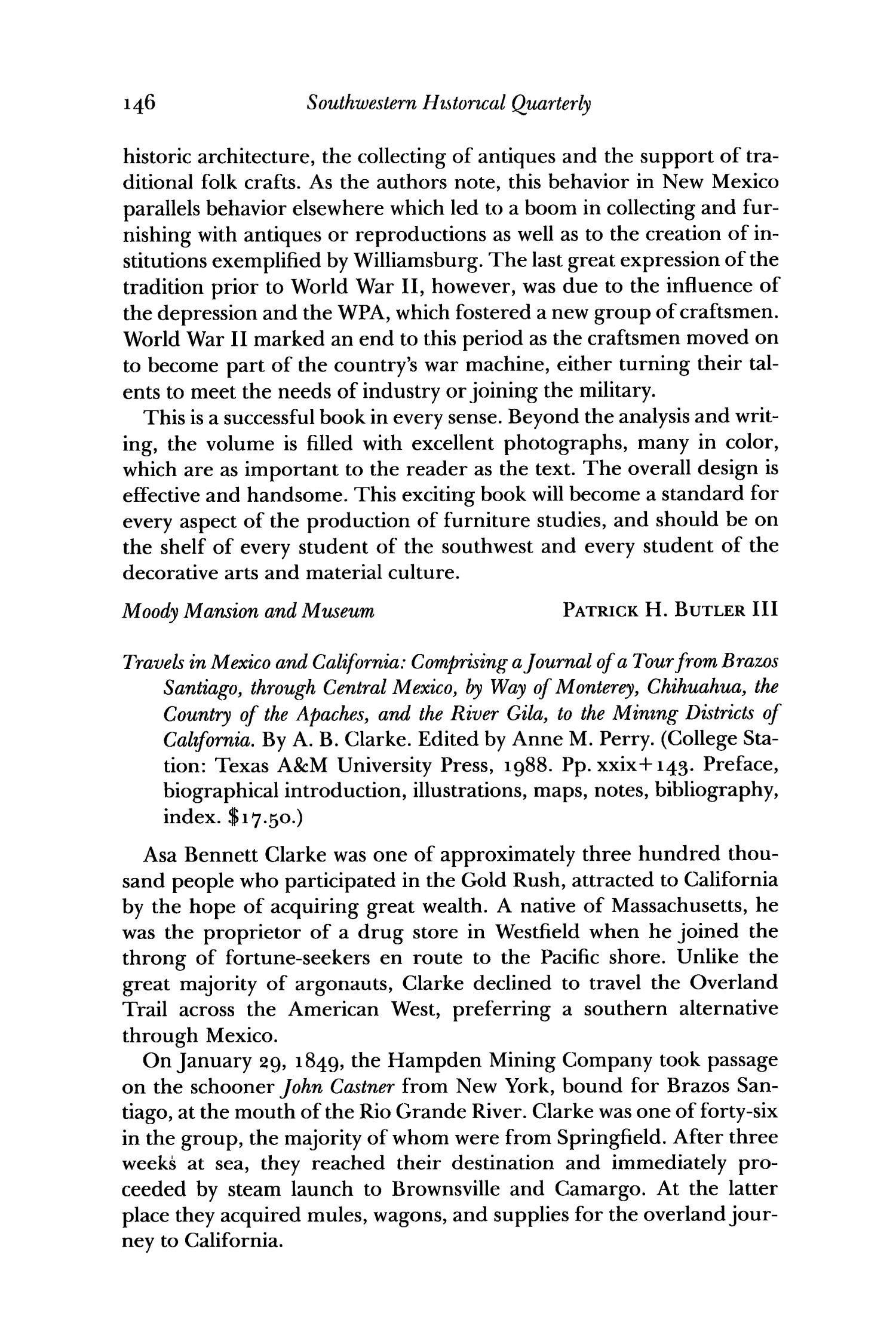 The Southwestern Historical Quarterly, Volume 94, July 1990 - April, 1991
                                                
                                                    146
                                                