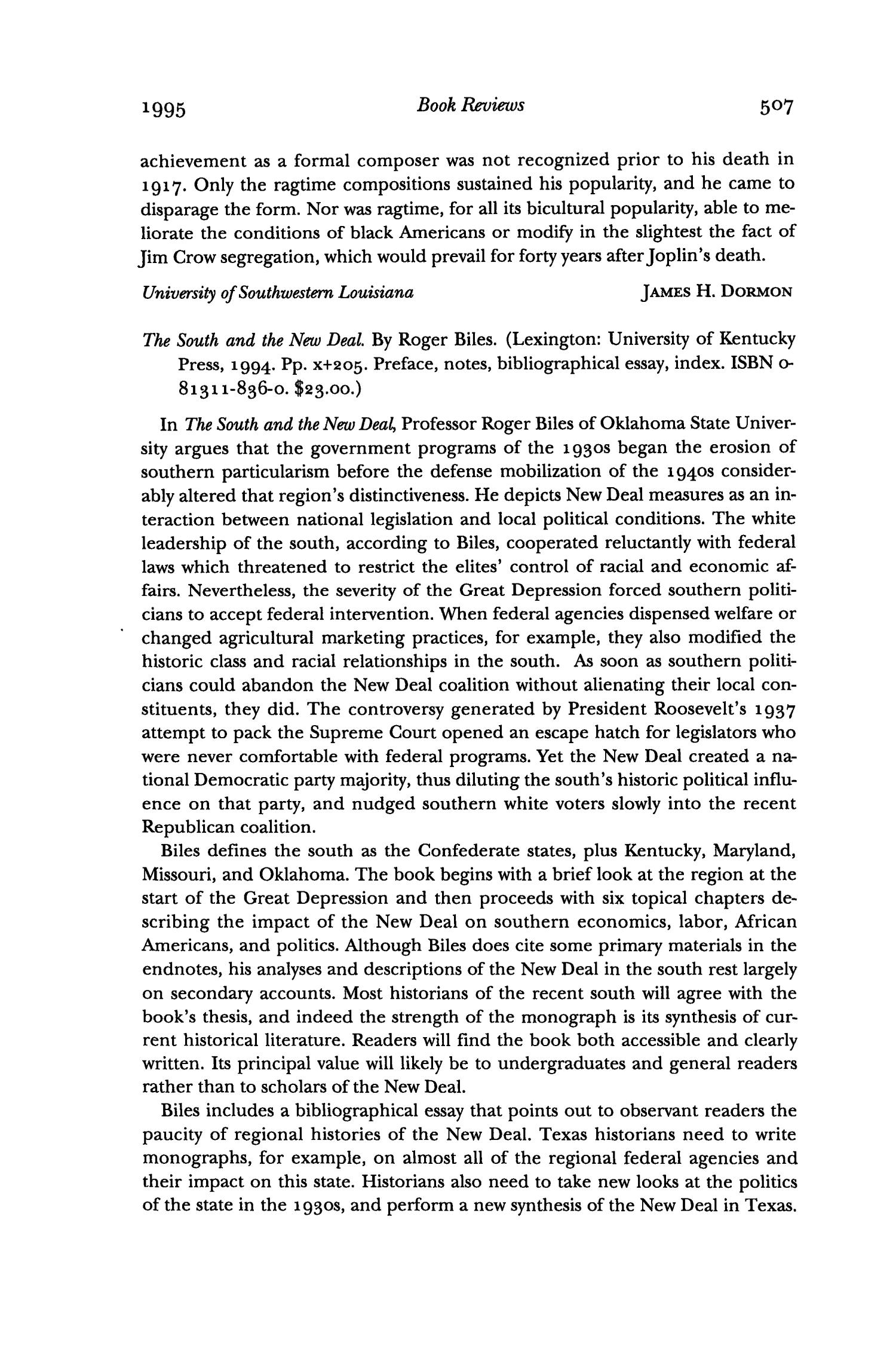 The Southwestern Historical Quarterly, Volume 98, July 1994 - April, 1995
                                                
                                                    507
                                                