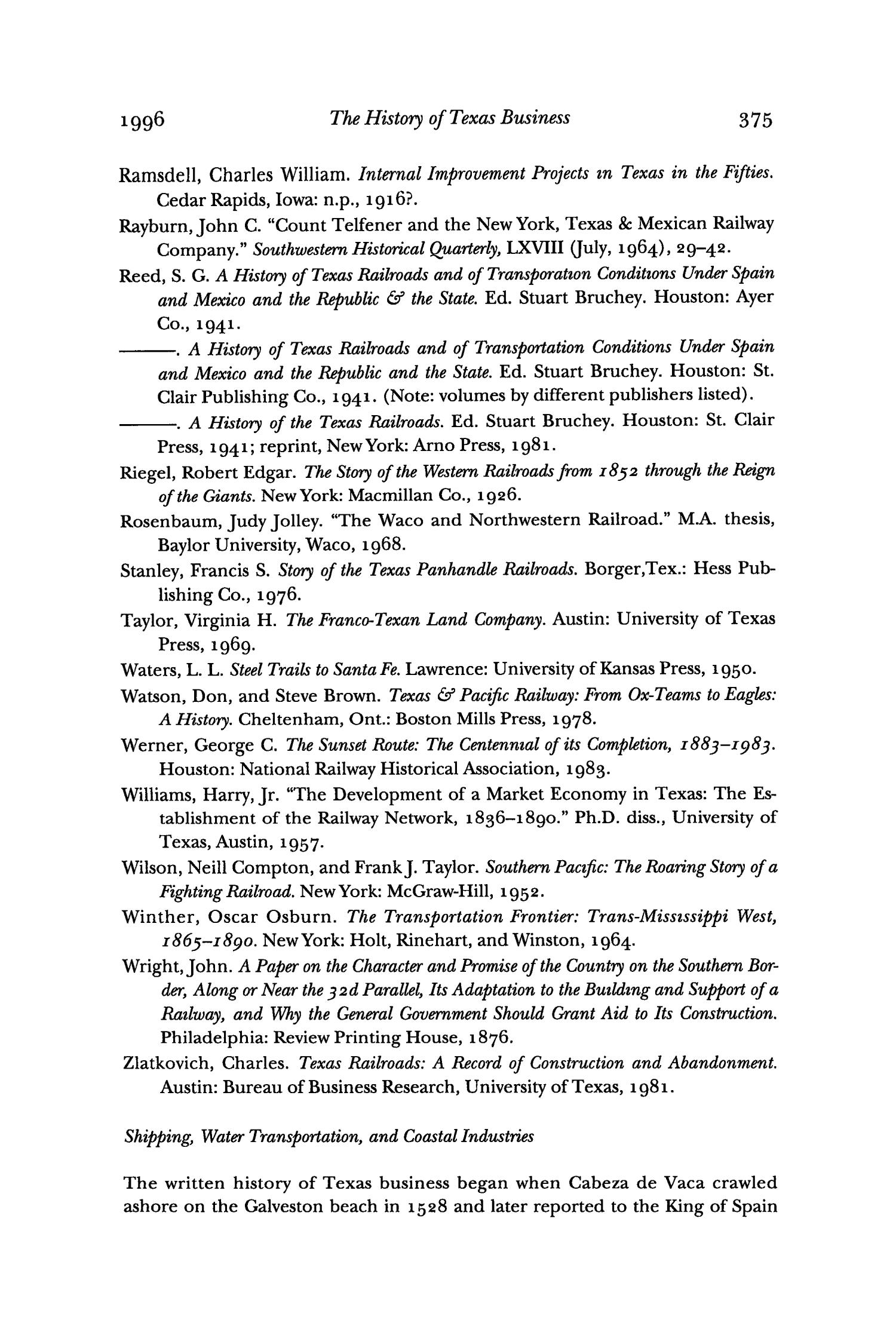 The Southwestern Historical Quarterly, Volume 99, July 1995 - April, 1996
                                                
                                                    375
                                                