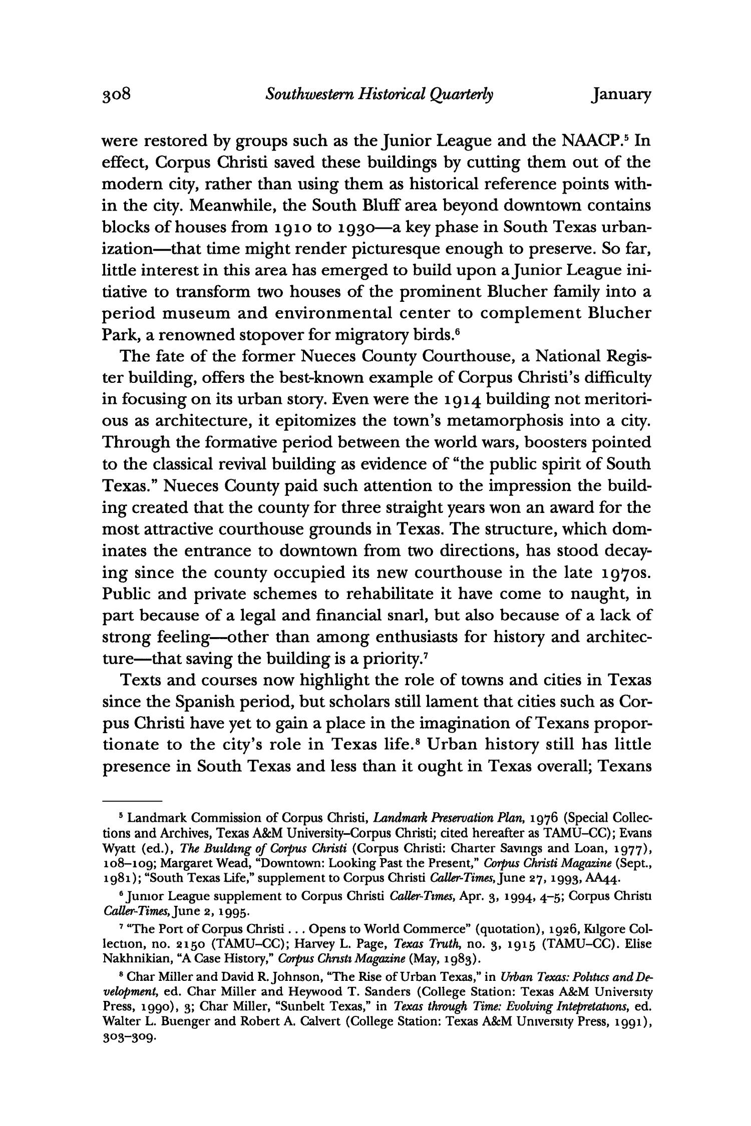 The Southwestern Historical Quarterly, Volume 100, July 1996 - April, 1997
                                                
                                                    308
                                                