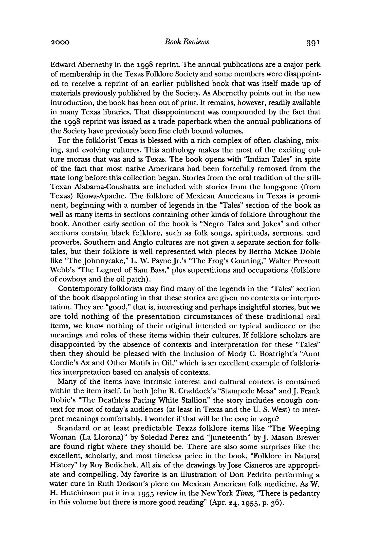 The Southwestern Historical Quarterly, Volume 103, July 1999 - April, 2000
                                                
                                                    391
                                                
