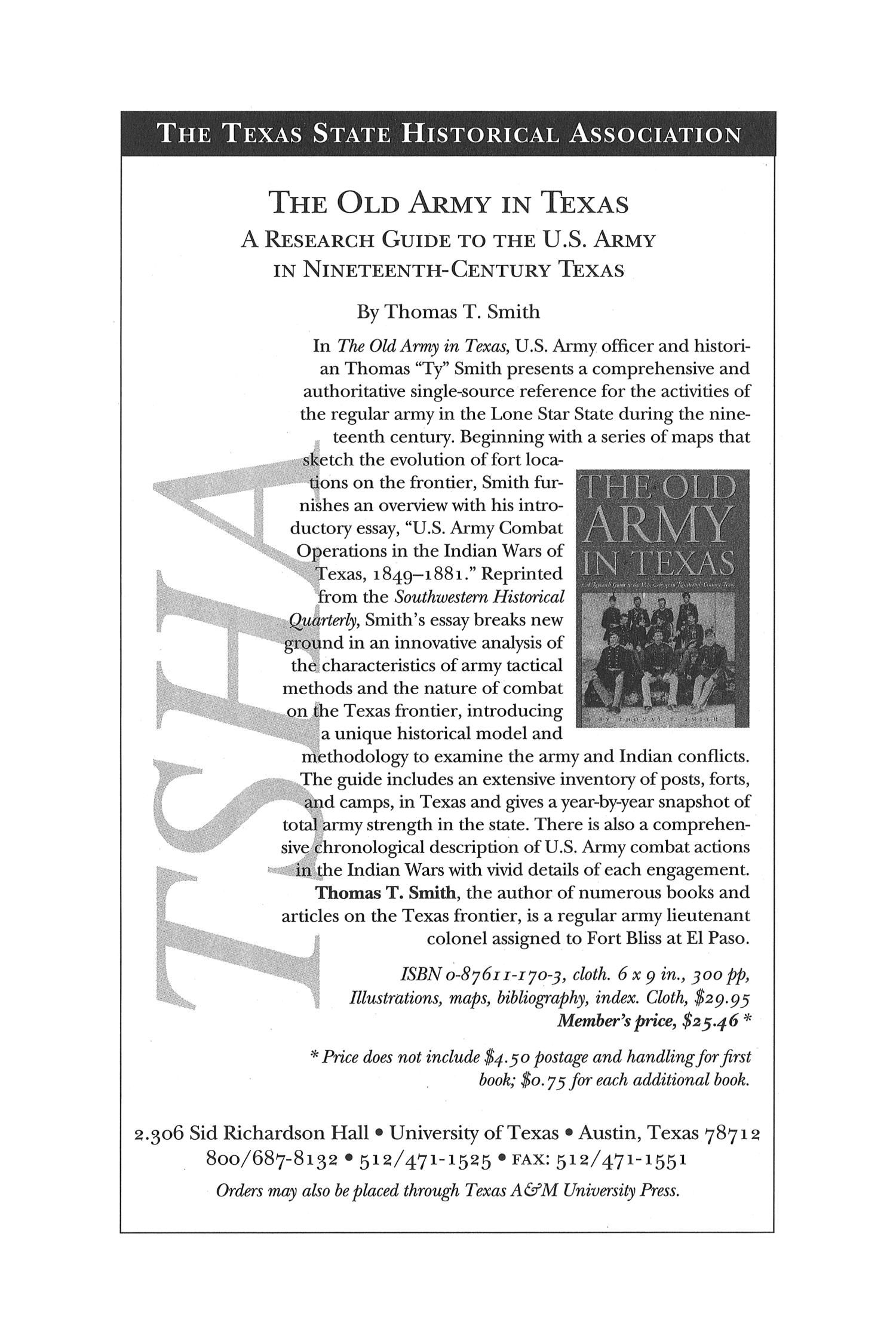 The Southwestern Historical Quarterly, Volume 104, July 2000 - April, 2001
                                                
                                                    140
                                                