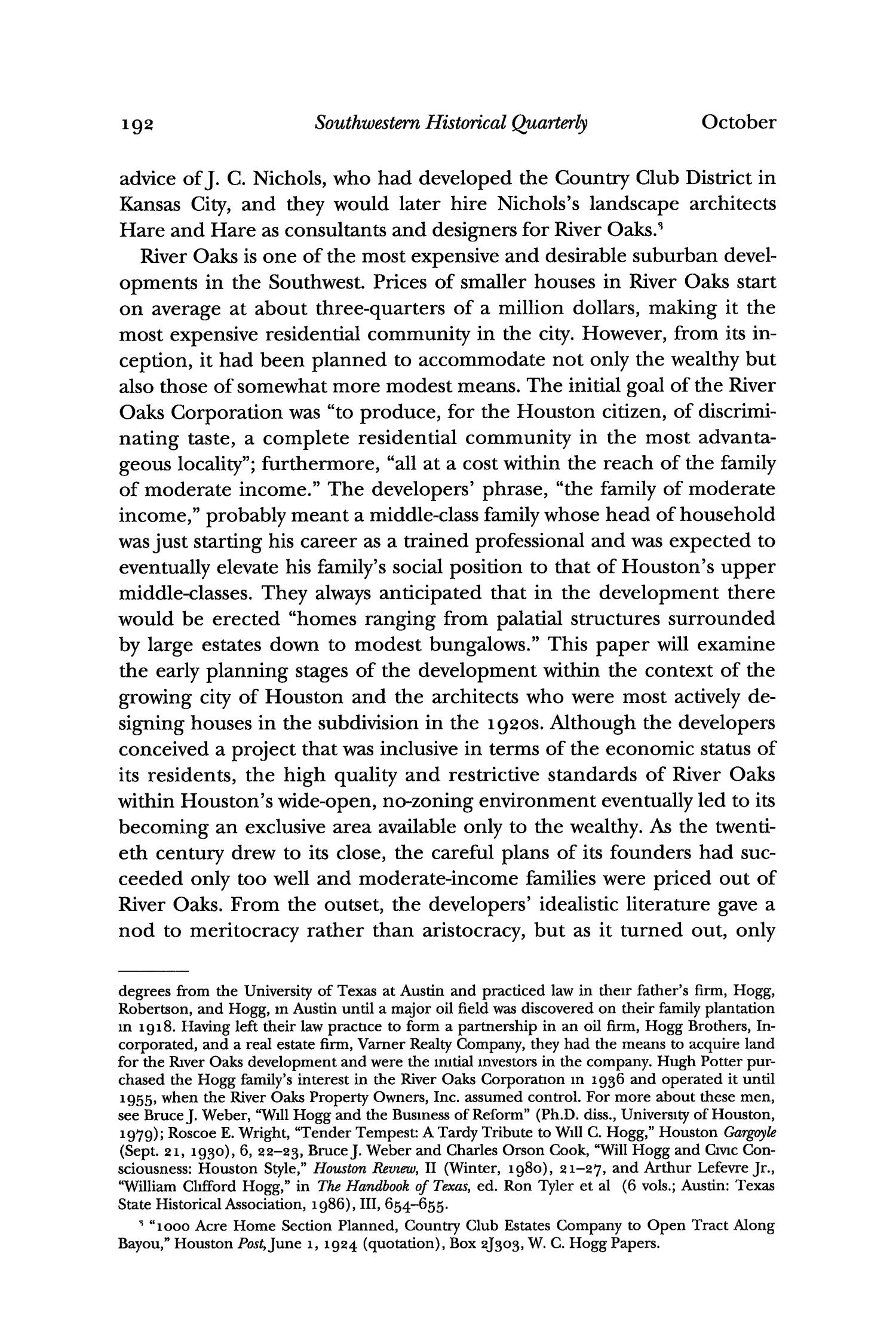 The Southwestern Historical Quarterly, Volume 104, July 2000 - April, 2001
                                                
                                                    192
                                                