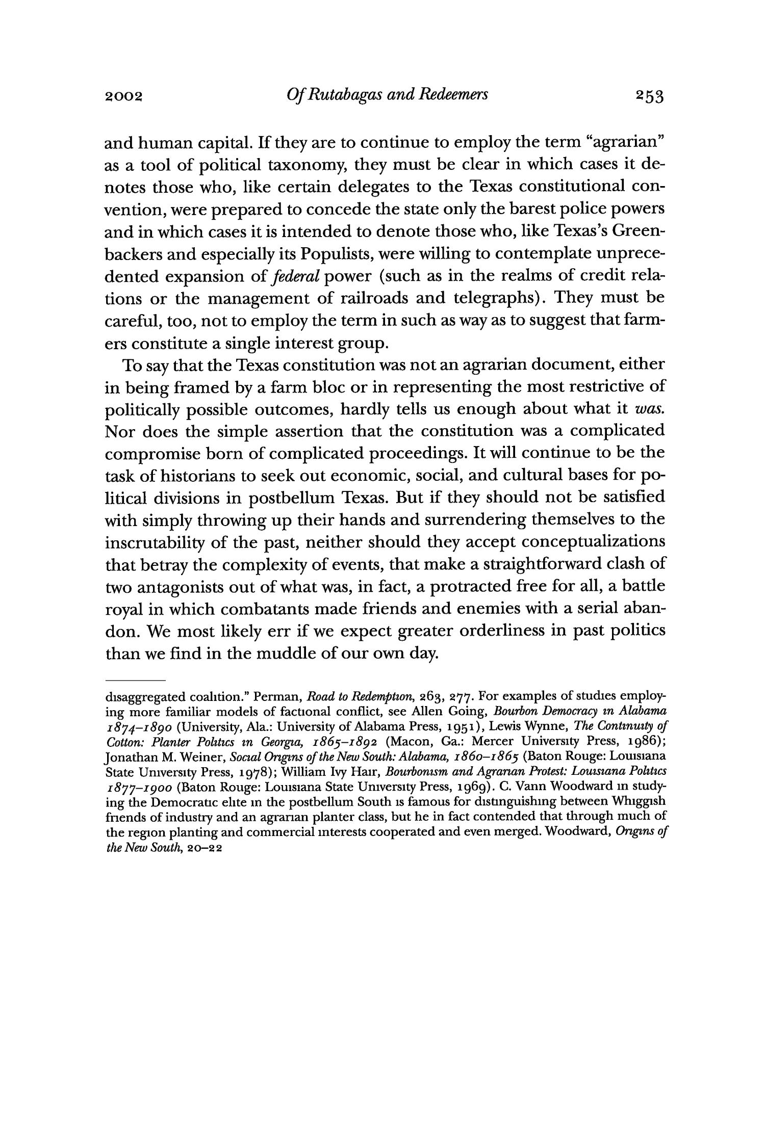 The Southwestern Historical Quarterly, Volume 106, July 2002 - April, 2003
                                                
                                                    253
                                                