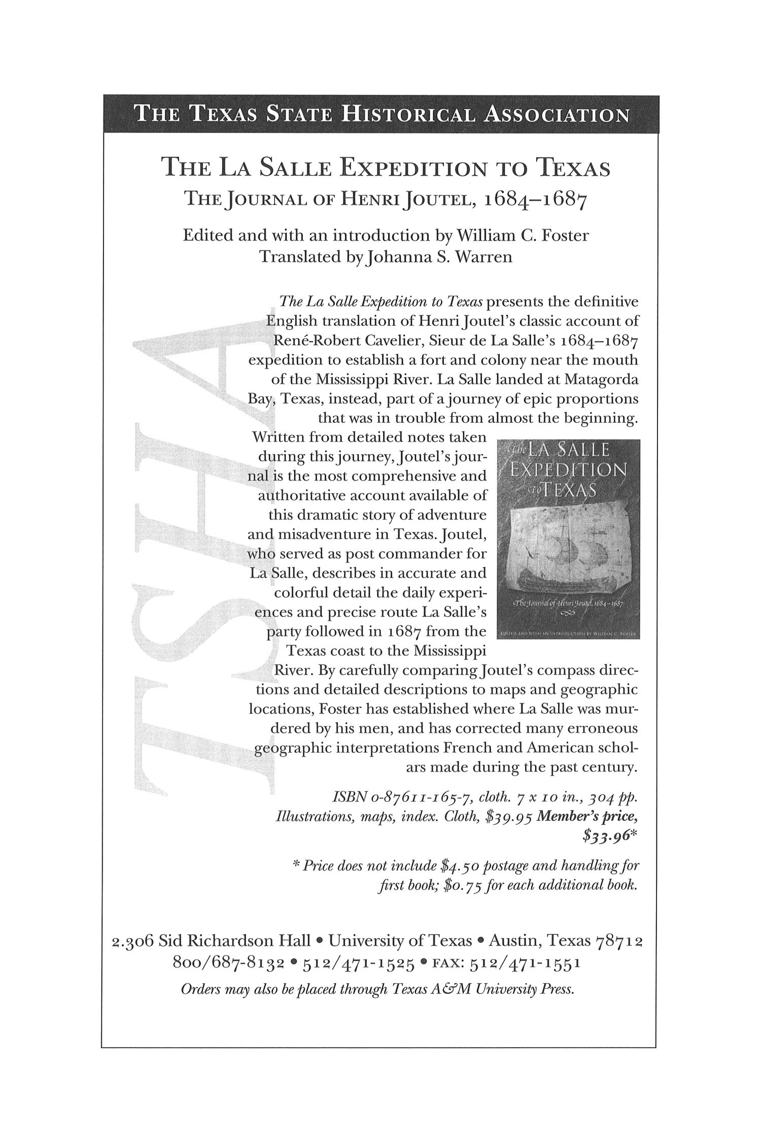 The Southwestern Historical Quarterly, Volume 106, July 2002 - April, 2003
                                                
                                                    281
                                                
