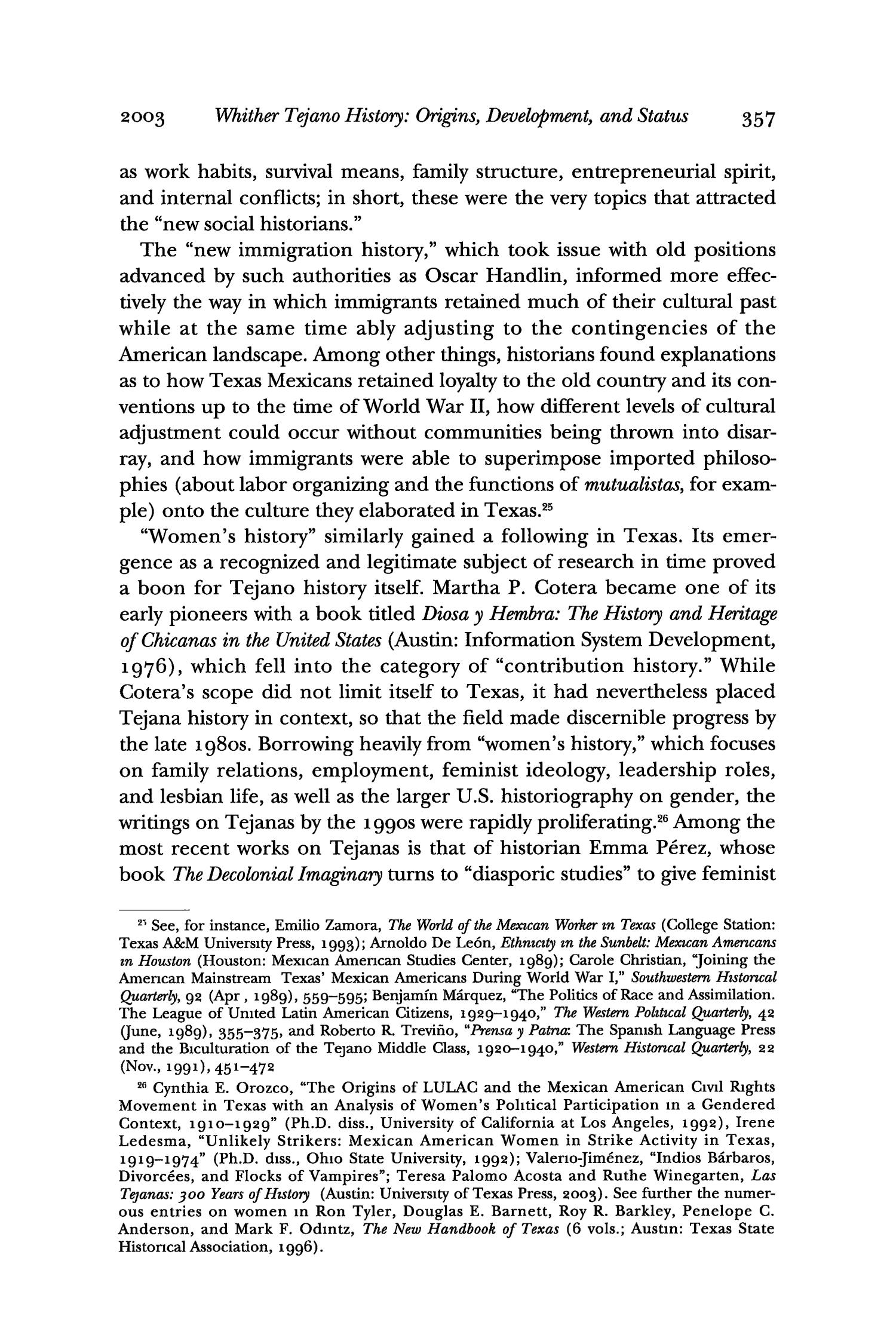 The Southwestern Historical Quarterly, Volume 106, July 2002 - April, 2003
                                                
                                                    357
                                                