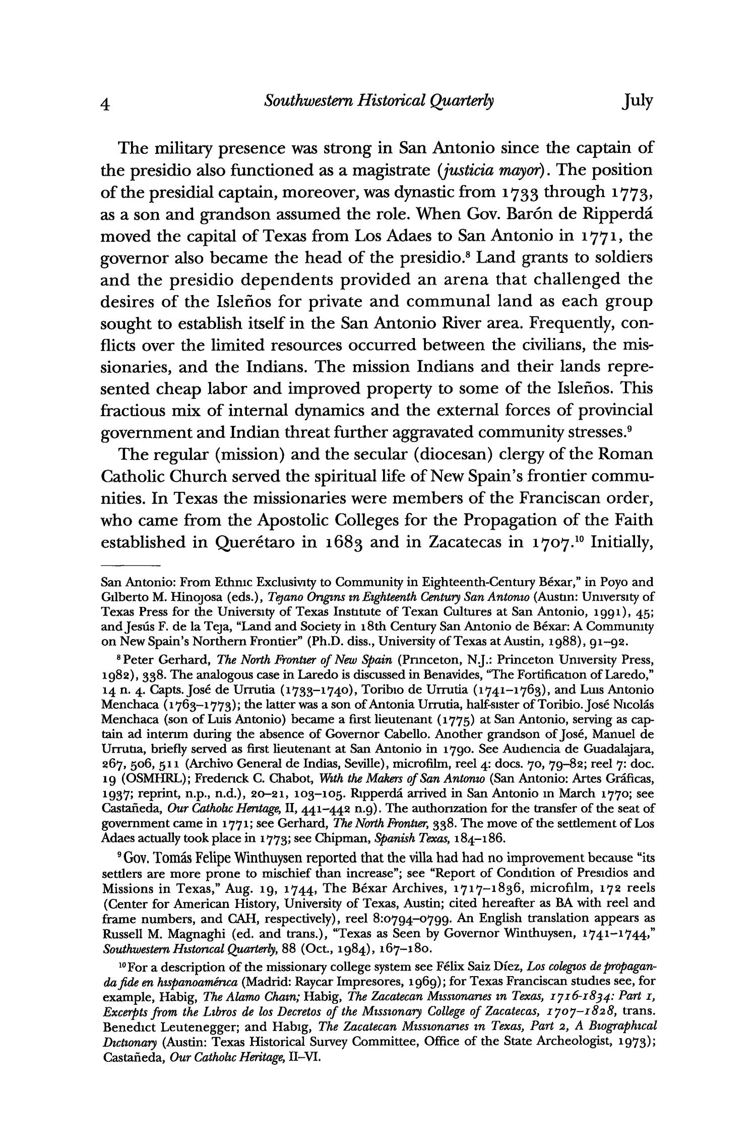 The Southwestern Historical Quarterly, Volume 107, July 2003 - April, 2004
                                                
                                                    4
                                                