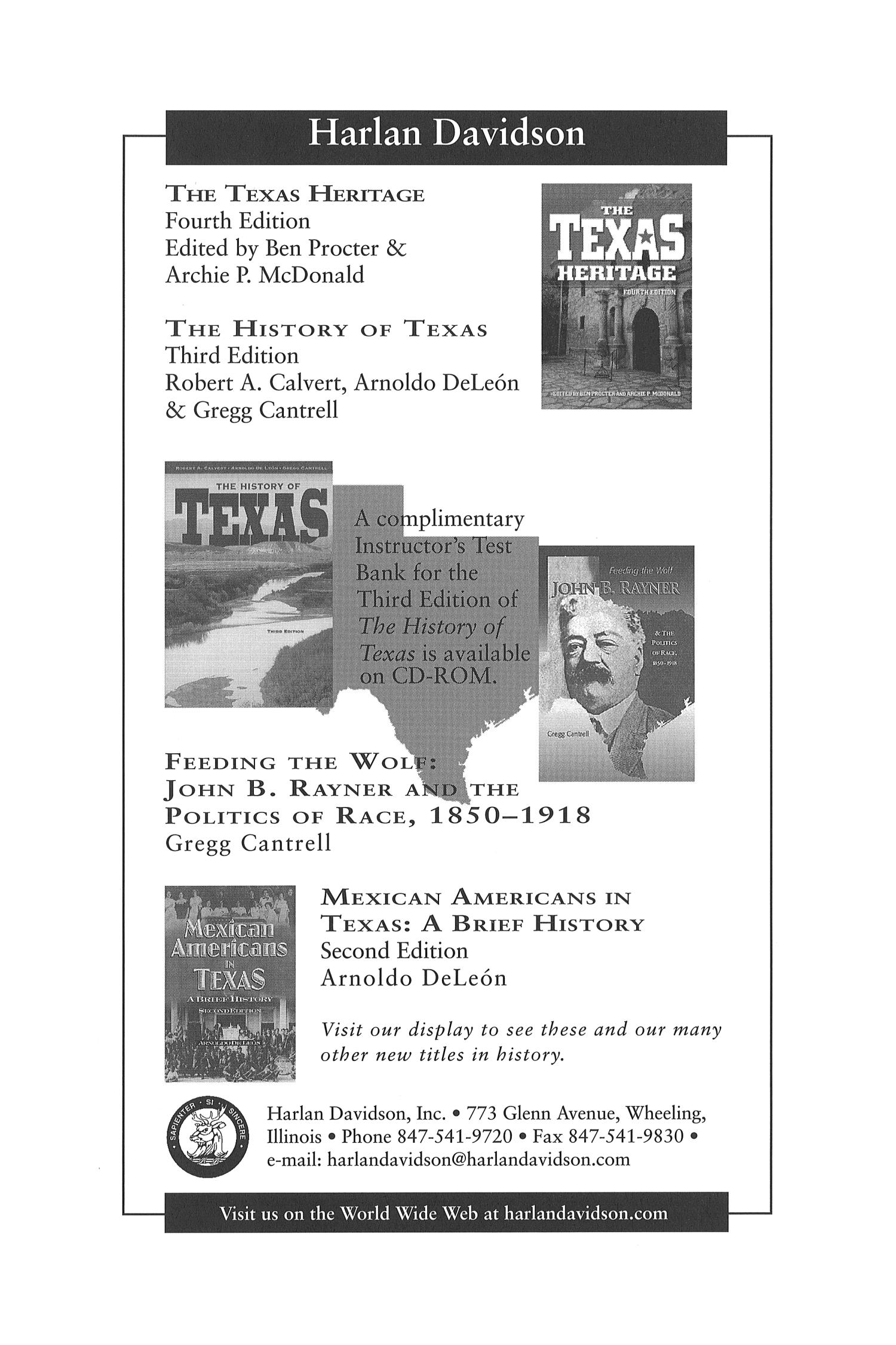 The Southwestern Historical Quarterly, Volume 107, July 2003 - April, 2004
                                                
                                                    None
                                                
