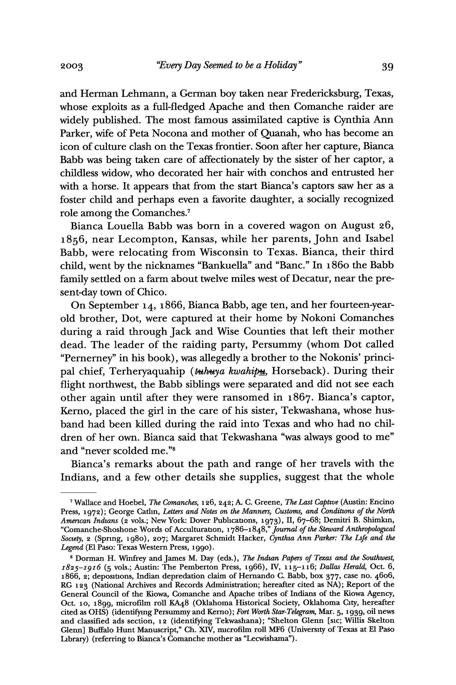 The Southwestern Historical Quarterly, Volume 107, July 2003 - April, 2004
                                                
                                                    39
                                                