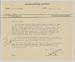Letter: [Letter from T. L. James to D. W. Kempner, April 24, 1951]