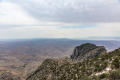 Primary view of El Capitan and horizon from the Guadalupe Peak Trail