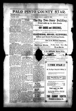 Primary view of object titled 'Palo Pinto County Star. (Palo Pinto, Tex.), Vol. 26, No. 39, Ed. 1 Friday, March 21, 1902'.