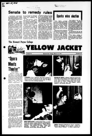 Primary view of object titled 'The Howard Payne College Yellow Jacket (Brownwood, Tex.), Vol. 61, No. 22, Ed. 1, Friday, March 15, 1974'.