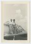 Photograph: [Two WASP Standing on Plane]