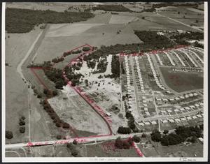 Primary view of object titled '[Aerial View of College Park and Surrounding Area]'.