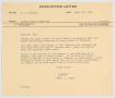 Letter: [Letter from T. L. James to D. W. Kempner, April 25, 1955]