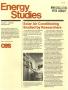 Journal/Magazine/Newsletter: Energy Studies, Volume 6, Number 5, May/June 1981