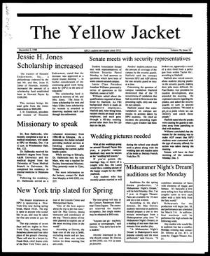 Primary view of object titled 'The Yellow Jacket (Brownwood, Tex.), Vol. 76, No. 10, Ed. 1, Friday, December 2, 1988'.