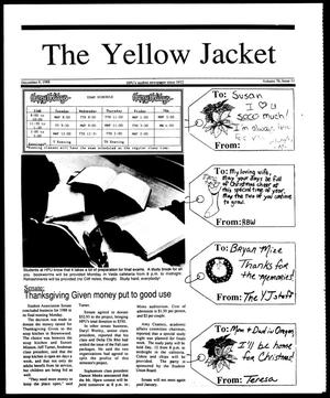 Primary view of object titled 'The Yellow Jacket (Brownwood, Tex.), Vol. 76, No. 11, Ed. 1, Friday, December 9, 1988'.