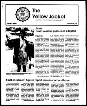 Primary view of object titled 'The Yellow Jacket (Brownwood, Tex.), Vol. 77, No. 3, Ed. 1, Friday, September 22, 1989'.