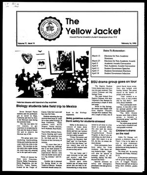 Primary view of object titled 'The Yellow Jacket (Brownwood, Tex.), Vol. 77, No. 16, Ed. 1, Friday, February 16, 1990'.
