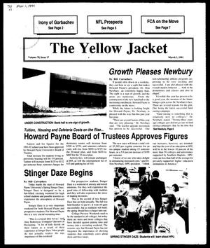 Primary view of object titled 'The Yellow Jacket (Brownwood, Tex.), Vol. 78, No. 17, Ed. 1, Friday, March 1, 1991'.