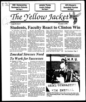 Primary view of object titled 'The Yellow Jacket (Brownwood, Tex.), Vol. 80, No. 8, Ed. 1, Thursday, November 5, 1992'.